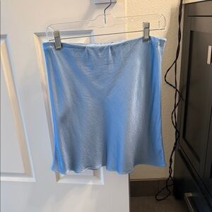 NWOT Revolve Lanston Ice Blue mini skirt size Small
